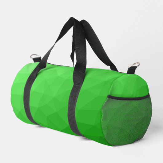 Sac De Sport Motif de maillage géométrique dégradé vert clair (Coin droit)