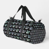 Sac De Sport Motif De Pelouse Verte Et Noire, (Coin droit)