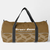 Sac De Sport Motif de répétition moderne Brown (Recto)