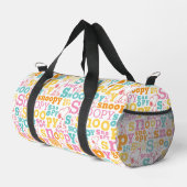 Sac De Sport Motif de texte Snoopy Pastel (Coin droit)