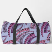 Sac De Sport Motif de touches de piano courbes (Recto)