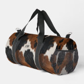 Sac De Sport Motif de vache à l'ouest avec Monogramme (Coin droit)