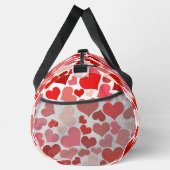 Sac De Sport Motif Des Coeurs, Coeurs Rouges, Amour (Droite)