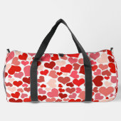 Sac De Sport Motif Des Coeurs, Coeurs Rouges, Amour (Verso)