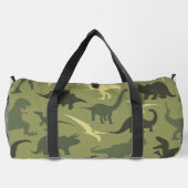 Sac De Sport Motif Dinosaure, Silhouette Dinosaure, Dino Vert (Verso)