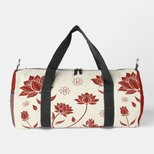 Sac De Sport Motif élégant de lotus Week-end et voyage élégan