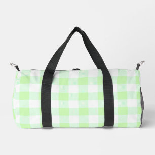 Sac De Sport motif En vichy (vert clair)