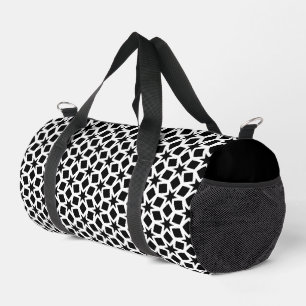 Sac De Sport Motif étoile géométrique noir et blanc