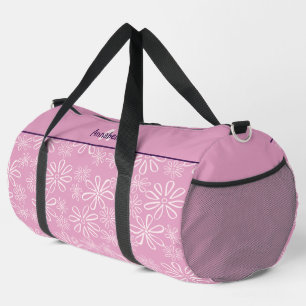 Sac De Sport Motif Feminine Blush sur rose