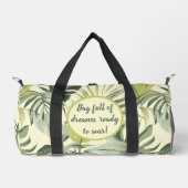 Sac De Sport Motif Feuille Eucalyptus (Recto)