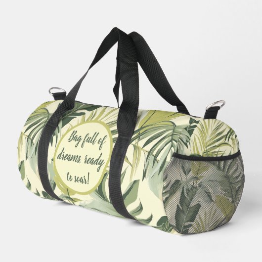 Sac De Sport Motif Feuille Eucalyptus (Coin droit)