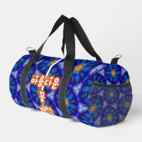Motif Fleurs bleues Abstraites