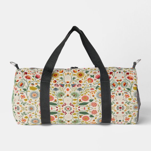 Sac De Sport Motif floral complexe botanique (Recto)