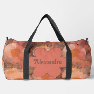 Sac De Sport Motif floral de marguerite à l'aquarelle rustique