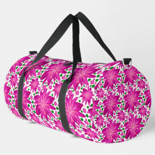 Sac De Sport Motif floral rose vif sans couture