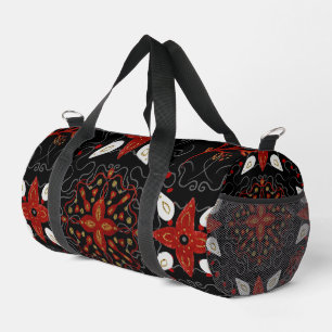 Sac De Sport Motif floral symétrique à la sensation élégante et