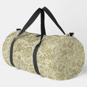 Sac De Sport Motif Floral Vert Sage Antique Damas