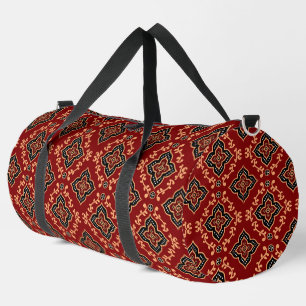 Sac De Sport Motif géométrique rouge / Impression indienne