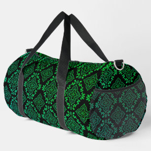Sac De Sport Motif géométrique vert / Impression indienne
