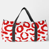 Sac De Sport Motif léopard rouge (Recto)