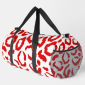 Sac De Sport Motif léopard rouge (Coin droit)