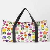 Sac De Sport Motif Lg Fleurs Style Scandinave (Verso)