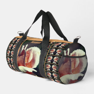 Sac De Sport Motif Miroir Fleur de Rosier Pêche Personnalisé
