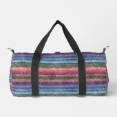 Sac De Sport Motif Rainbow Denim (Recto)