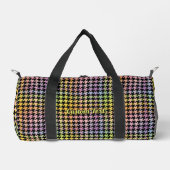 Sac De Sport Motif Rainbow Houndstooth (Recto)