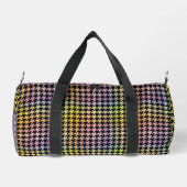 Sac De Sport Motif Rainbow Houndstooth (Verso)