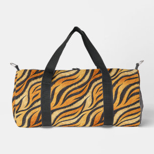 Sac De Sport Motif rayé tigre audacieux – Impression d'animal e