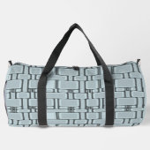 Sac De Sport Motif rectangulaire bleu clair neutre (Verso)