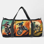 Sac De Sport Motocross de nom personnalisé (Recto)