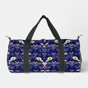 Sac De Sport Mug à moustaches néon et bleus de minuit
