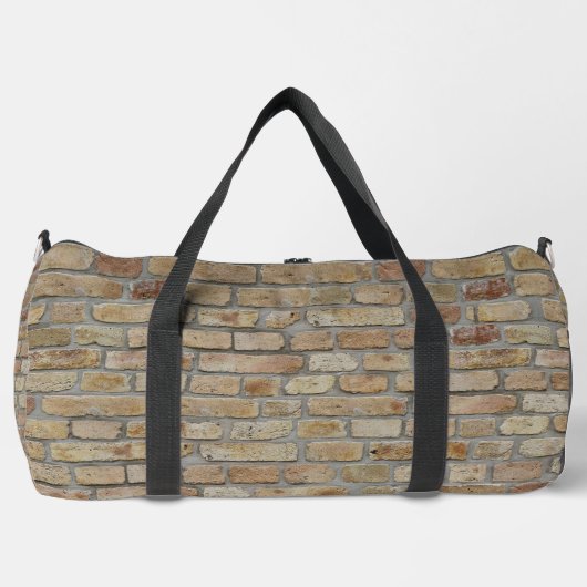 Sac De Sport Mur de briques marron Un design original (Recto)