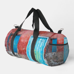 Sac De Sport Mur, porte et fenêtre rouge, bleu et gris