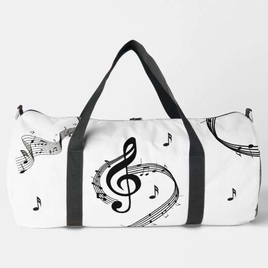 Sac De Sport Musique à clef de sol climaxique (Recto)