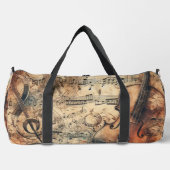 Sac De Sport Musique Treble Clef & Violon (Recto)