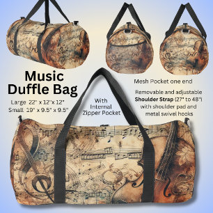 Sac De Sport Musique Treble Clef & Violon