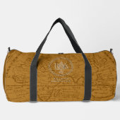 Sac De Sport Nautical Rope Monogram Map Brown (Recto)