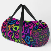 Sac De Sport Neon Pop Art Leopard Print (Coin droit)
