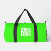 Sac De Sport néon vert - ajoutez votre logo (Recto)