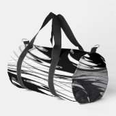 Sac De Sport Noir et Blanc Moderne (Coin droit)