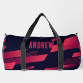 Sac De Sport Noir et rouge personnalisé (Verso)