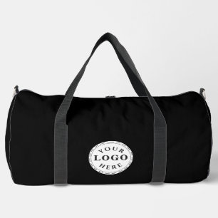 Sac de sport noir grand format personnalisé pour l
