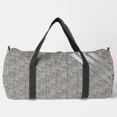 Sac De Sport Noir moderne et blanc (Recto)