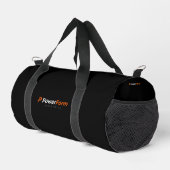 Sac de sport noir PowerForm Athletic Co. (Coin droit)