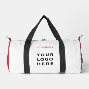 Sac De Sport Nom de logo d'entreprise rouge Instagram Fitness