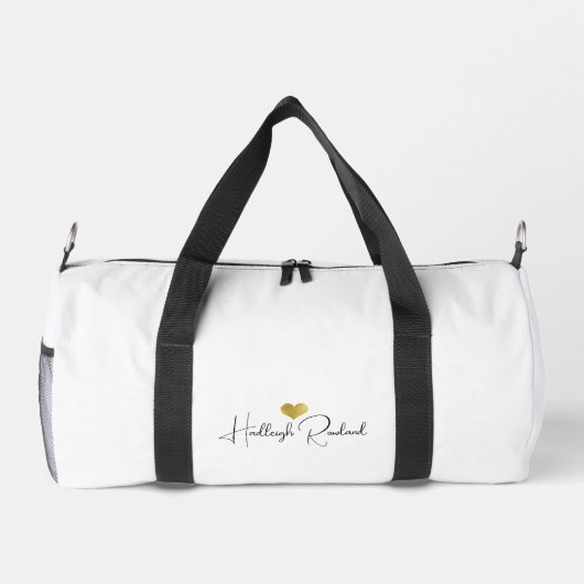 Sac De Sport Nom de script manuscrit moderne personnalisé (Verso)