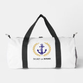 Sac De Sport Nom du bateau d'Ancres nautiques personnalisé (Recto)